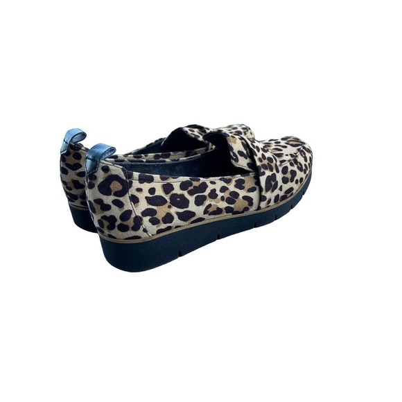 EUC Dr. Scholls Be Energized Webster Animal Print Loafer 6.5 Brown Black Comfort - Picture 3 of 8